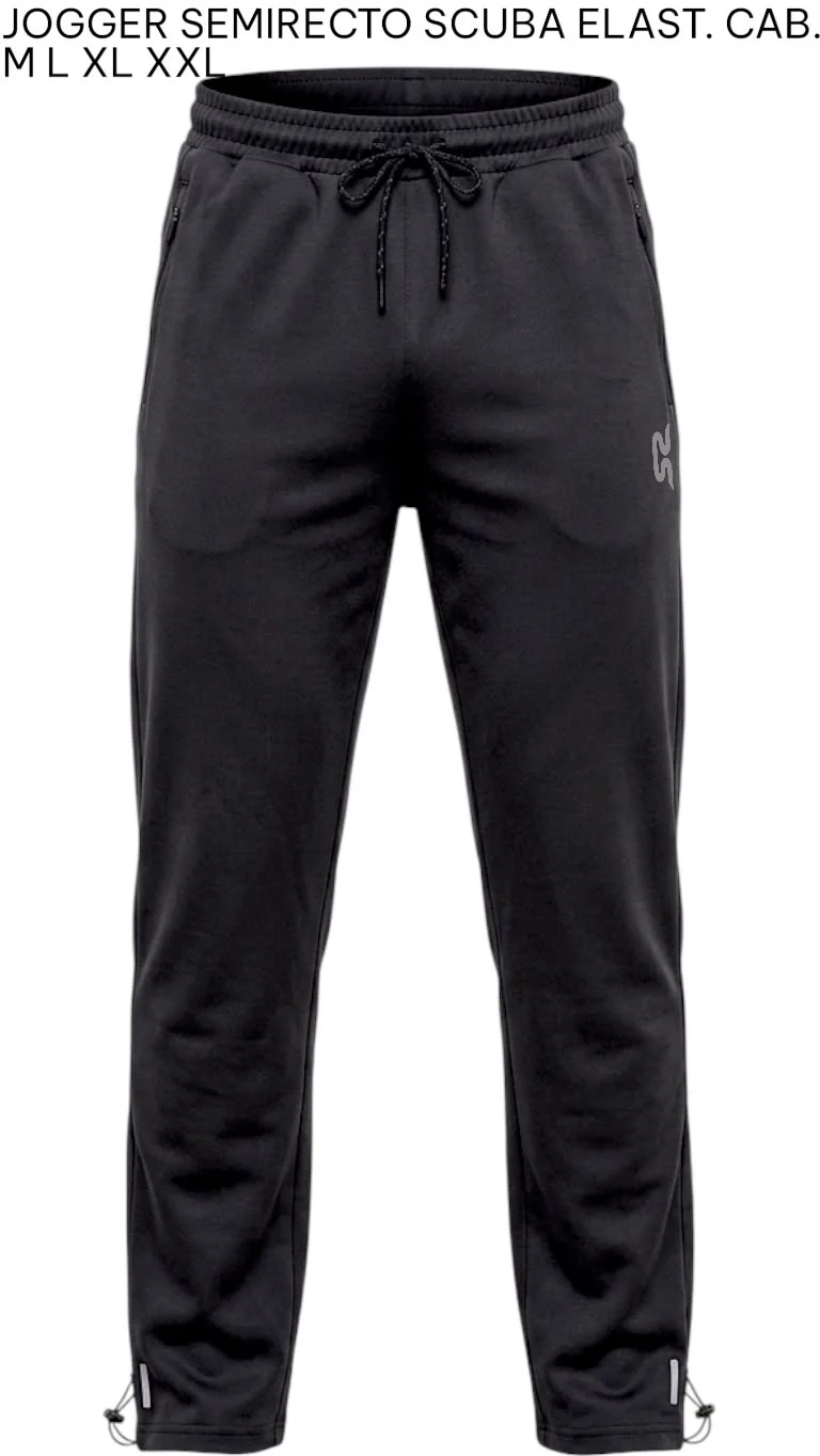 JOGGER SEMIRECTO C/ELASTICO REGULABLE y REFLEX CAB. - imagen 1
