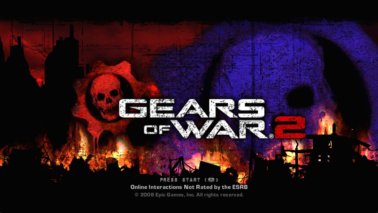 A title-screen texture replaced by a recoloured 2048x2048 version