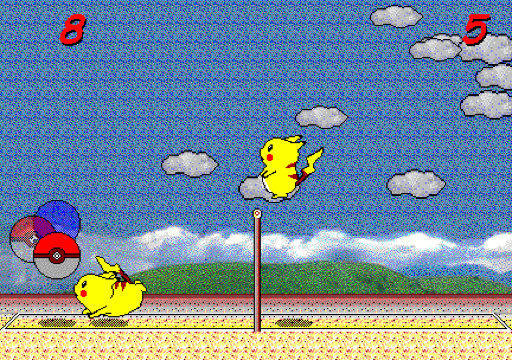 Pikachu Volleyball screenshot