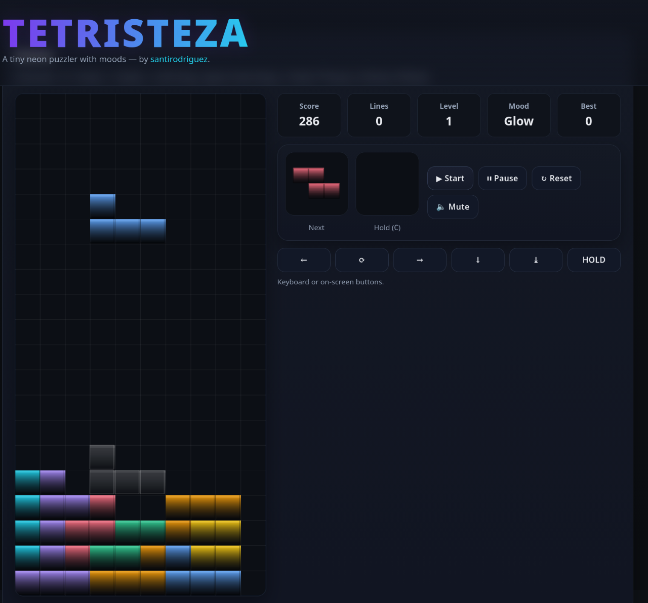 Tetristeza v1.0.0