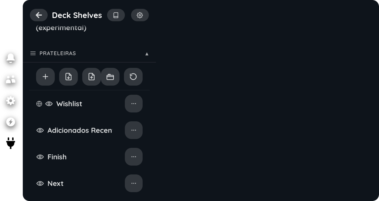 Quick Access Menu