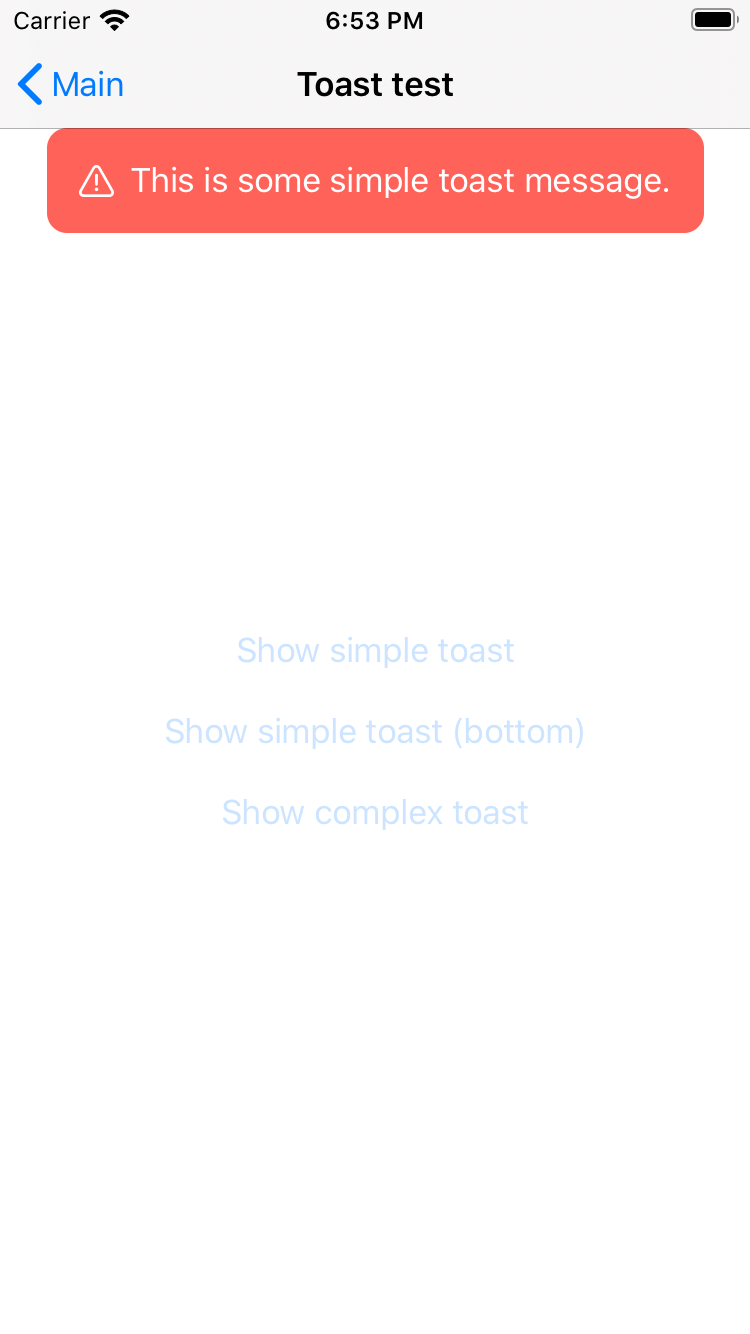 Simple toast