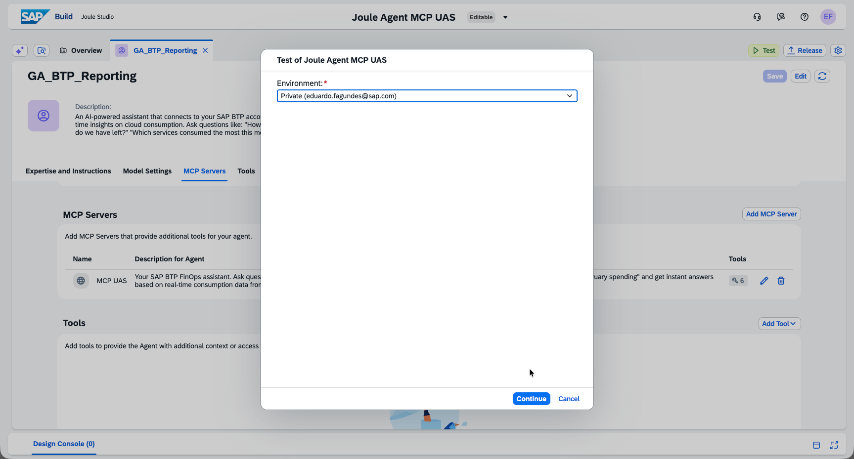 Test panel