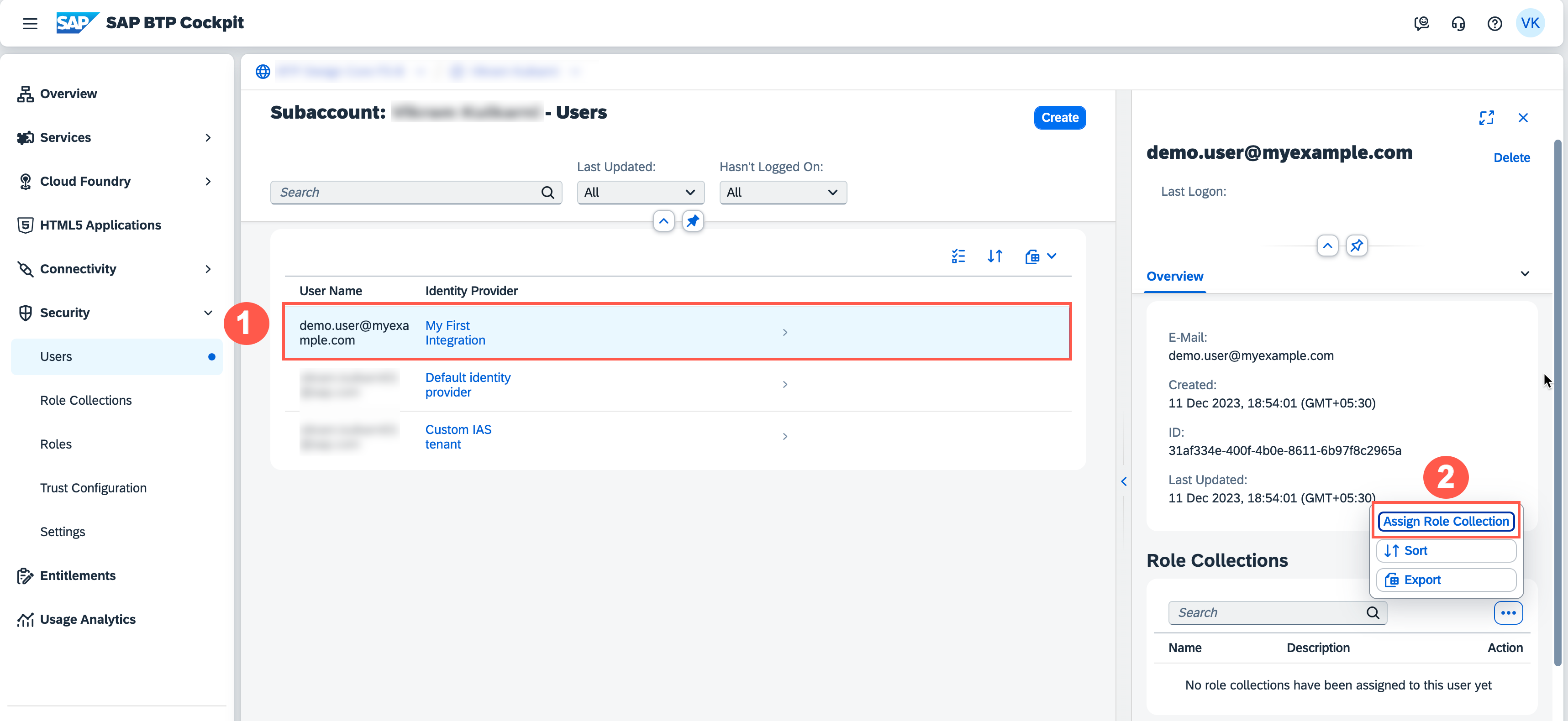 AssignRoleCollections