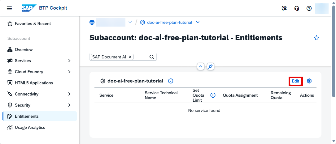 Configure Entitlements