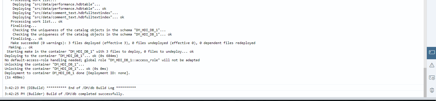 Build db