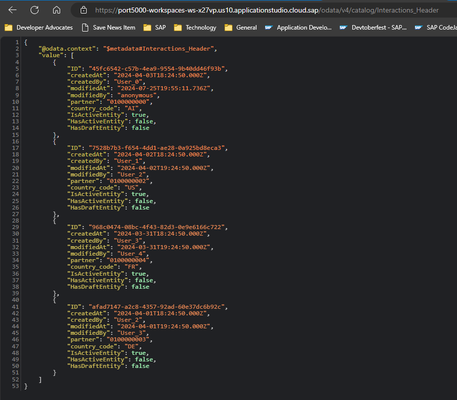 CAP Service successful