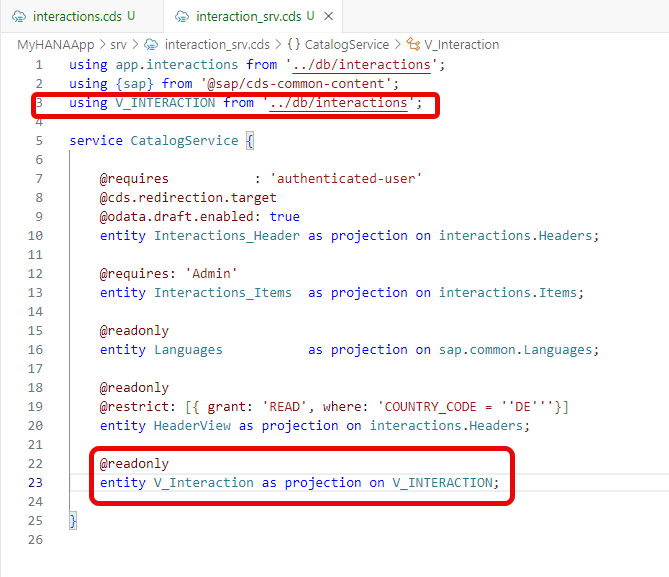 Add Entity to Service