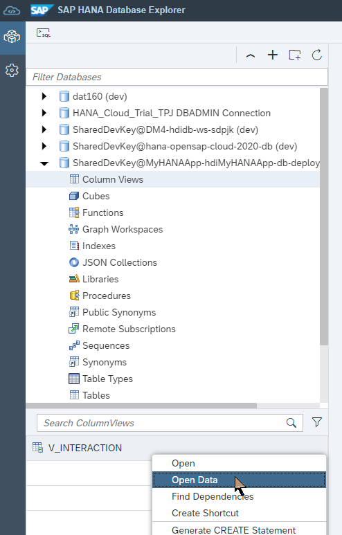 Test Calculation View