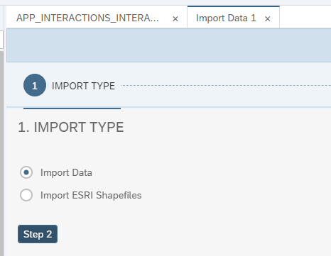 Import data