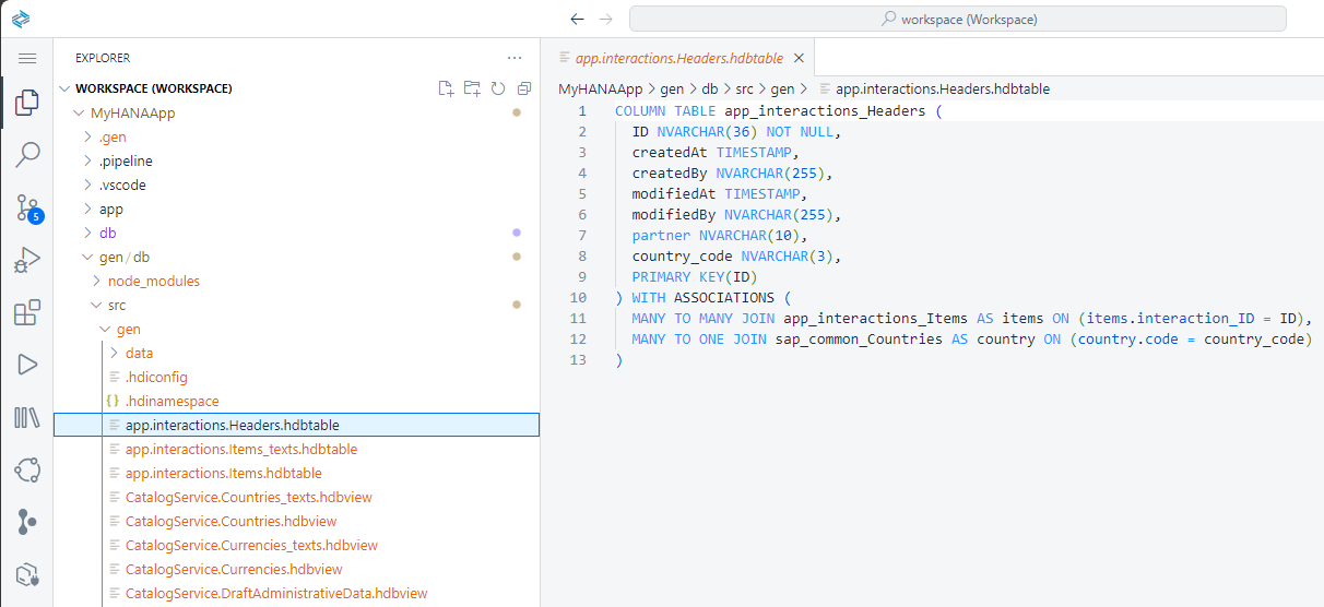 Build database module