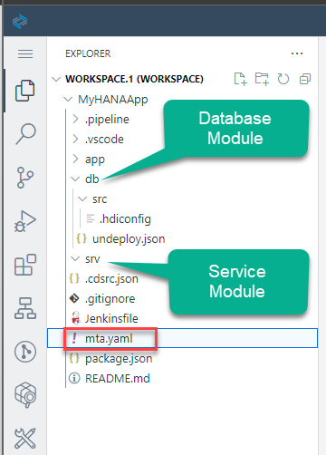 New CAP model project structure