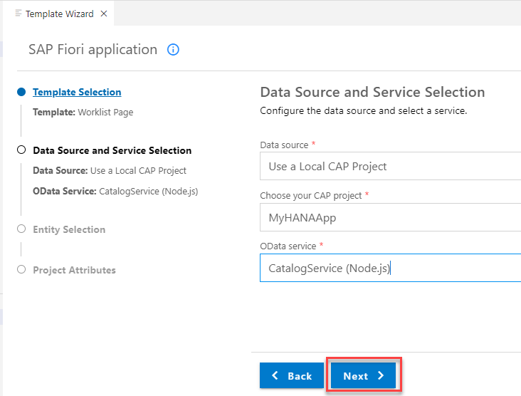 Data Source and Service Selection