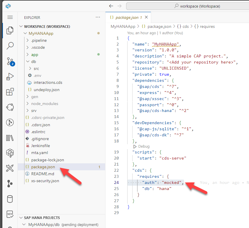 Mocked Authentication