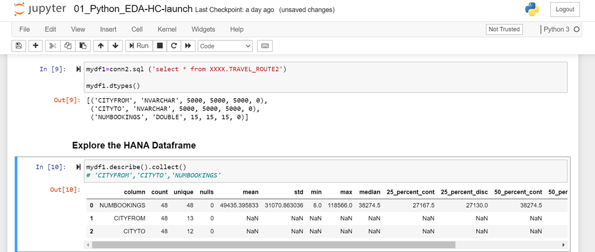 Access SAP HANA Cloud Table