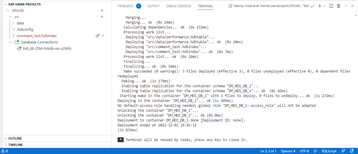 Build db