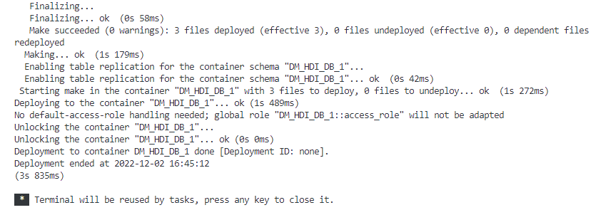 Build db