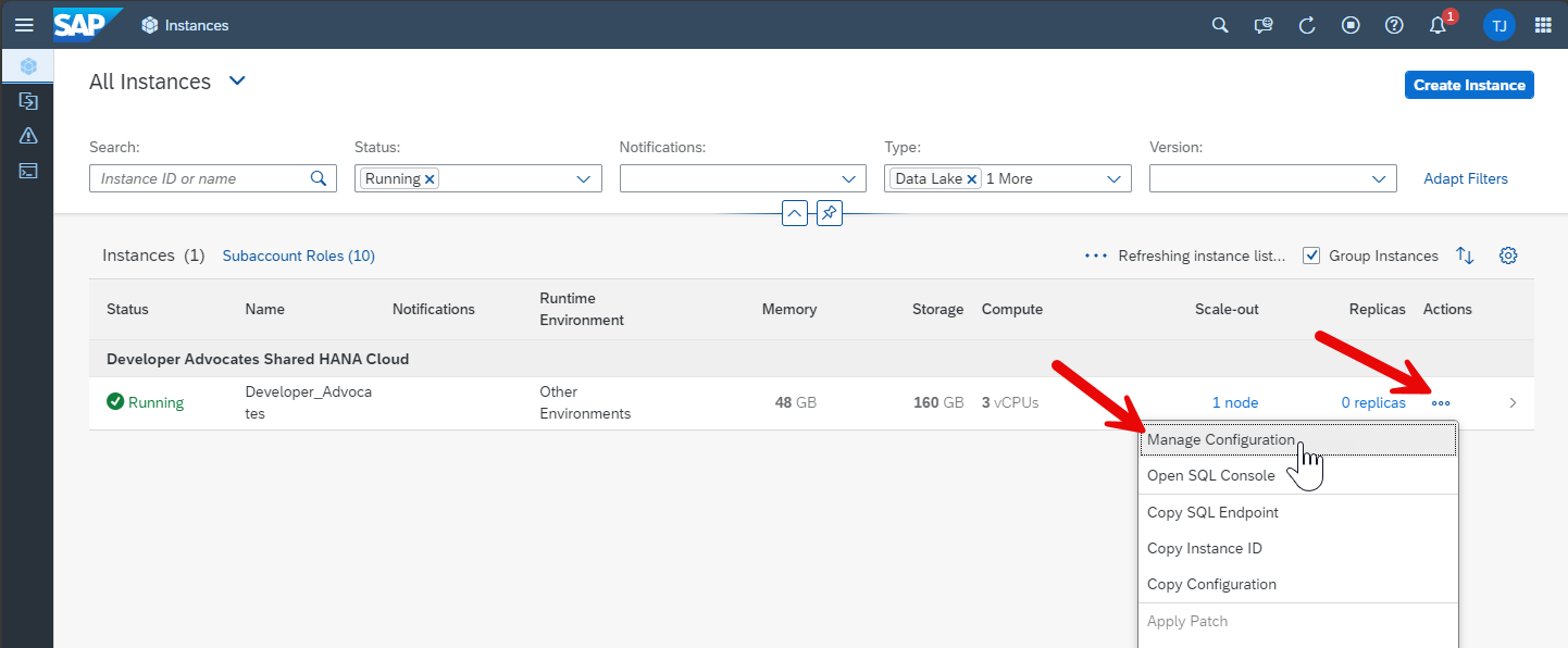 Manage Configuration