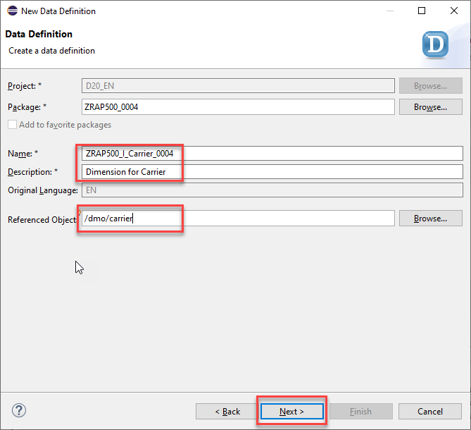 data definition