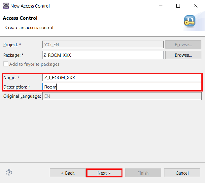 Create Access Control