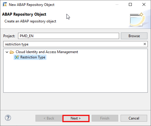 Create restriction field and restriction type
