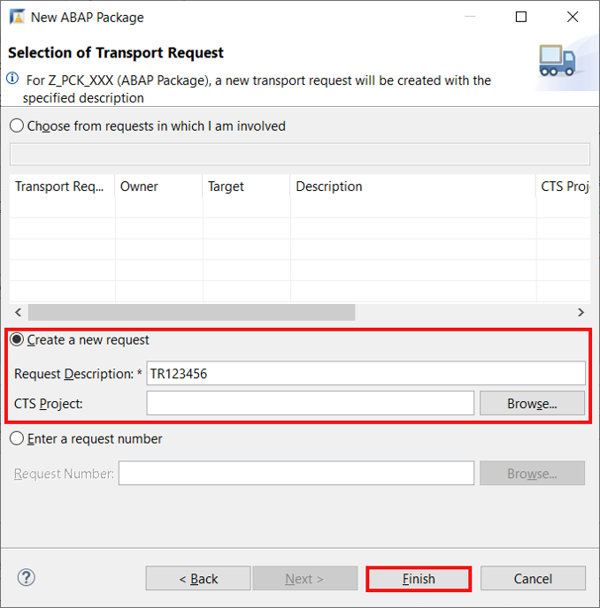 Create ABAP class