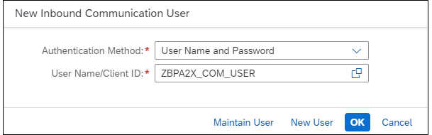 Users for Inbound Communication
