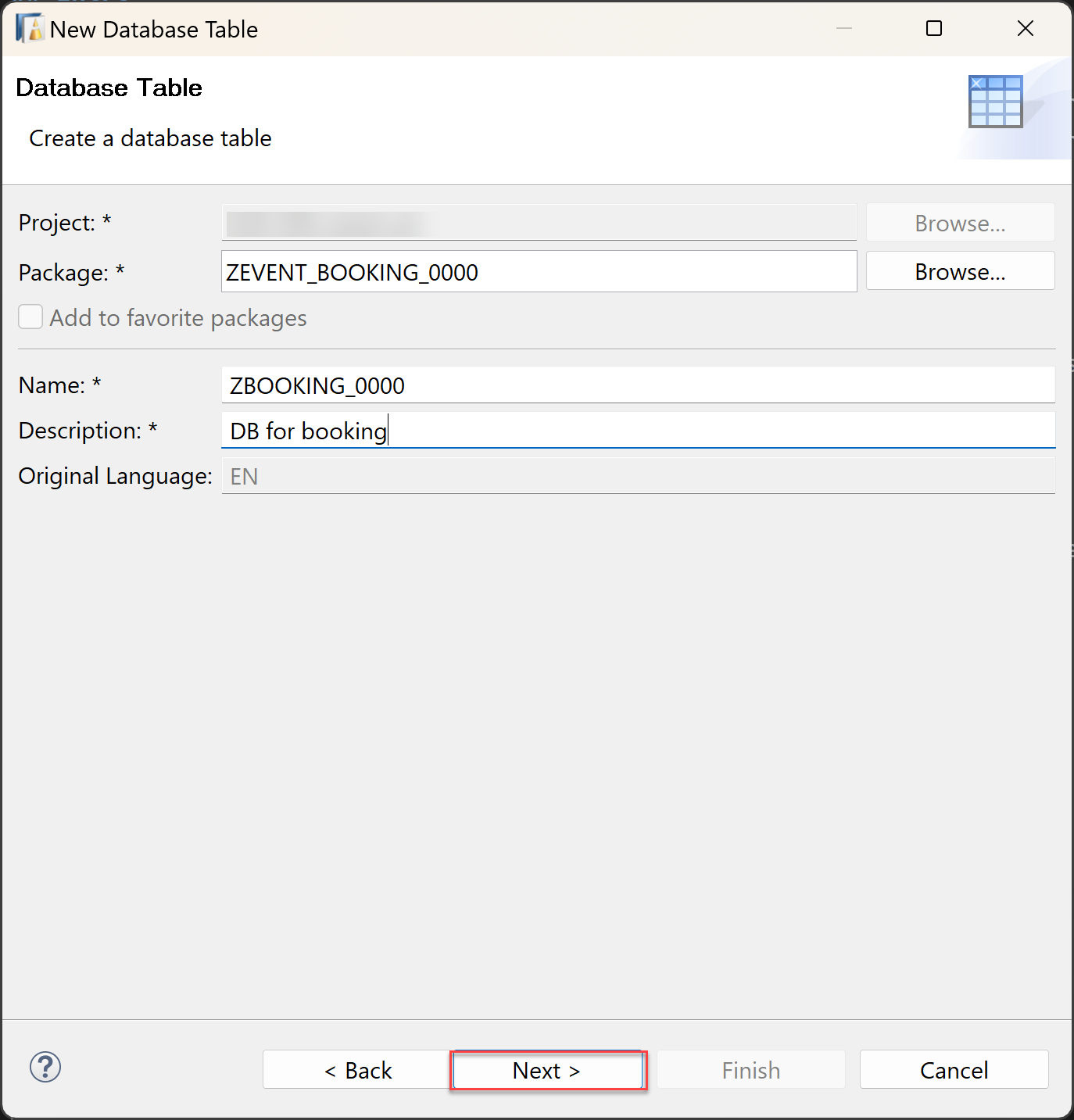 database