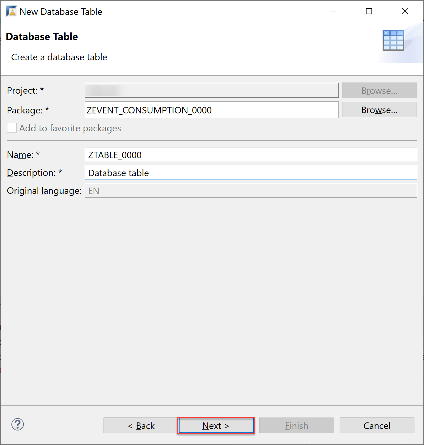 database