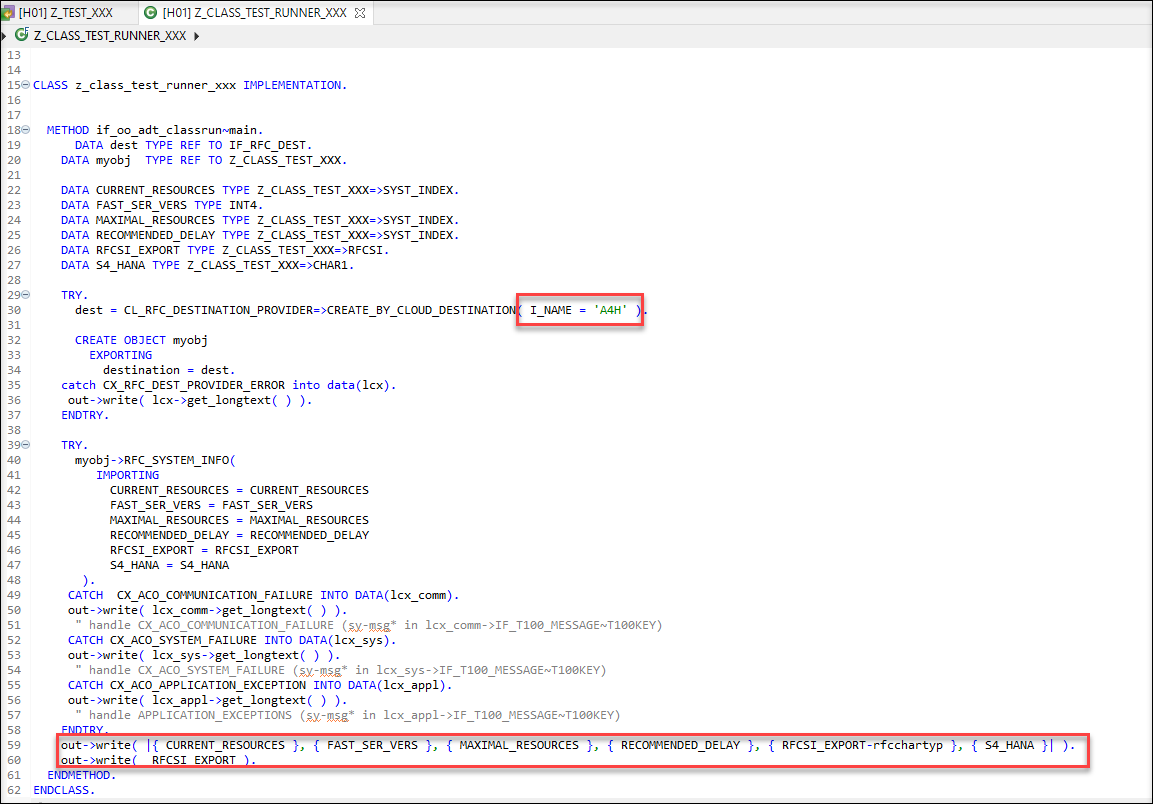 Edit code