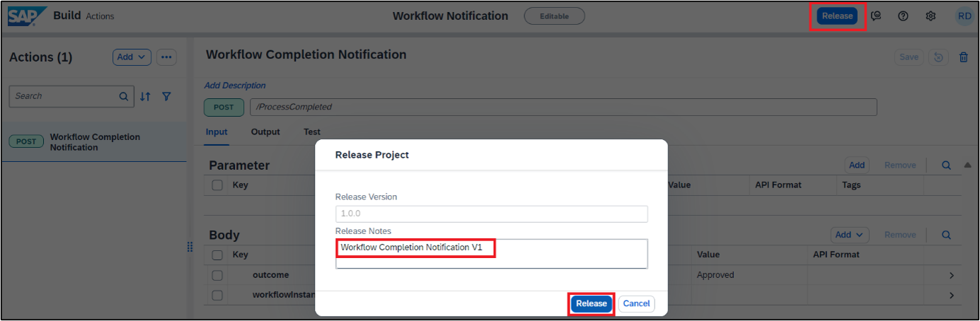 ReleaseActionProject