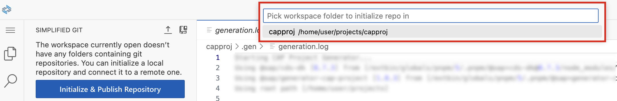 Folder for initializing repo