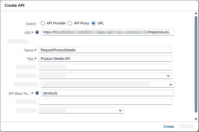 Create API