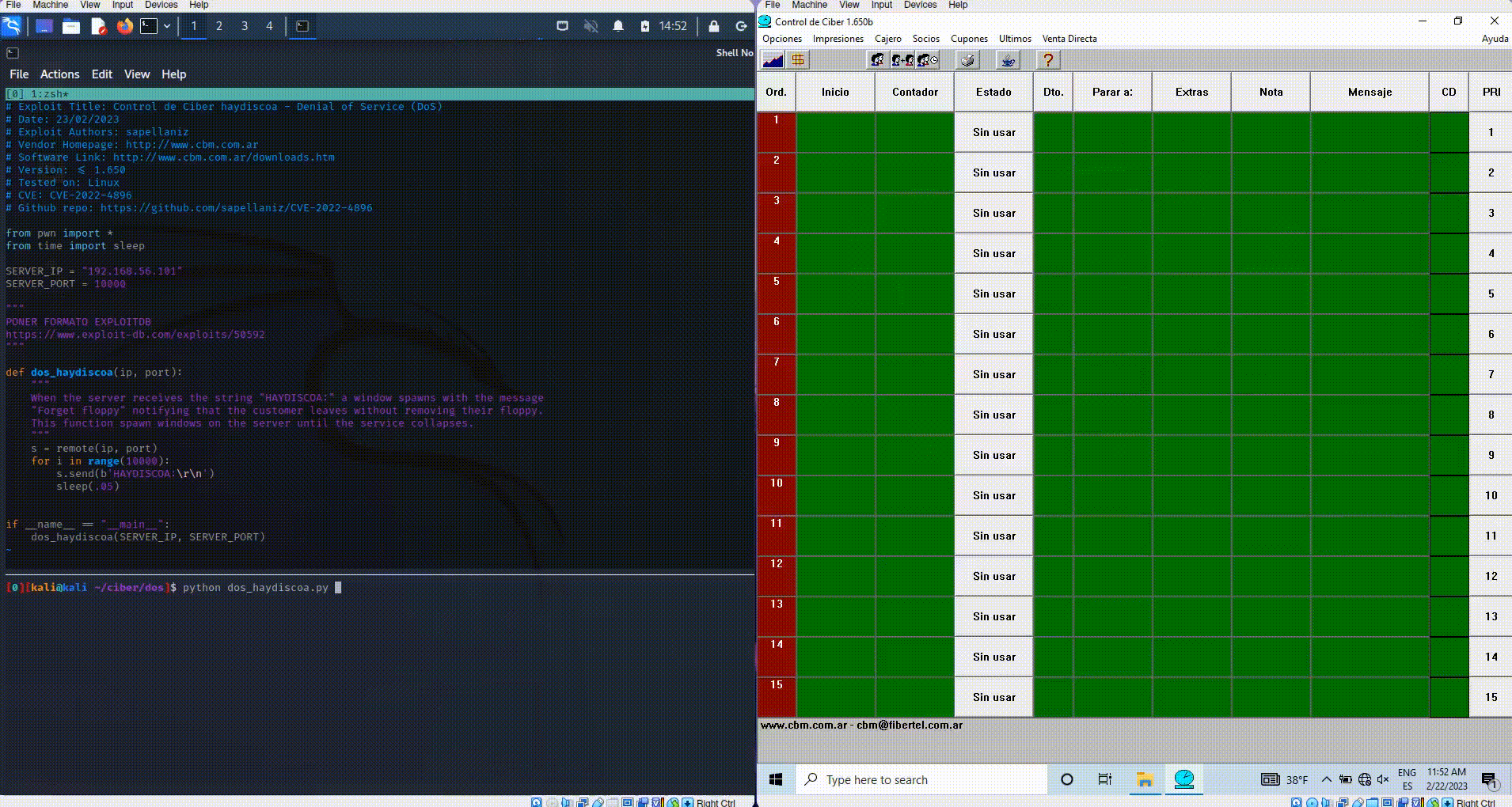 Exploit do HayDiscoA