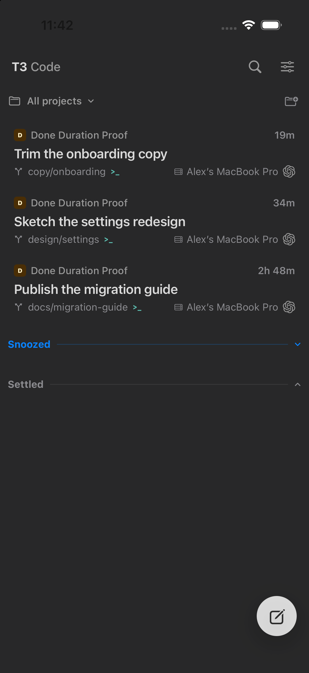 Dark mode exact-head completion-age proof