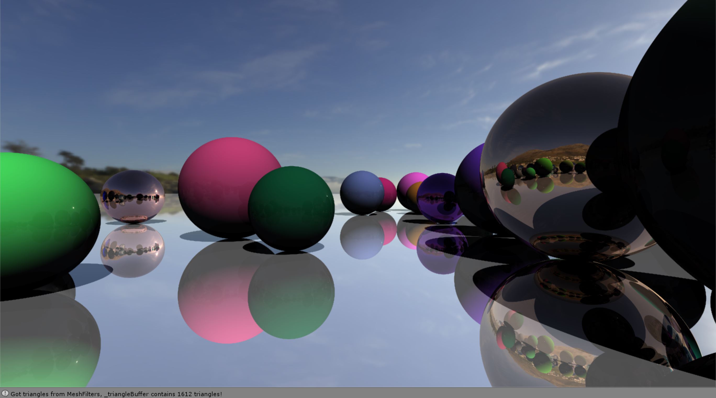 sphere rendering