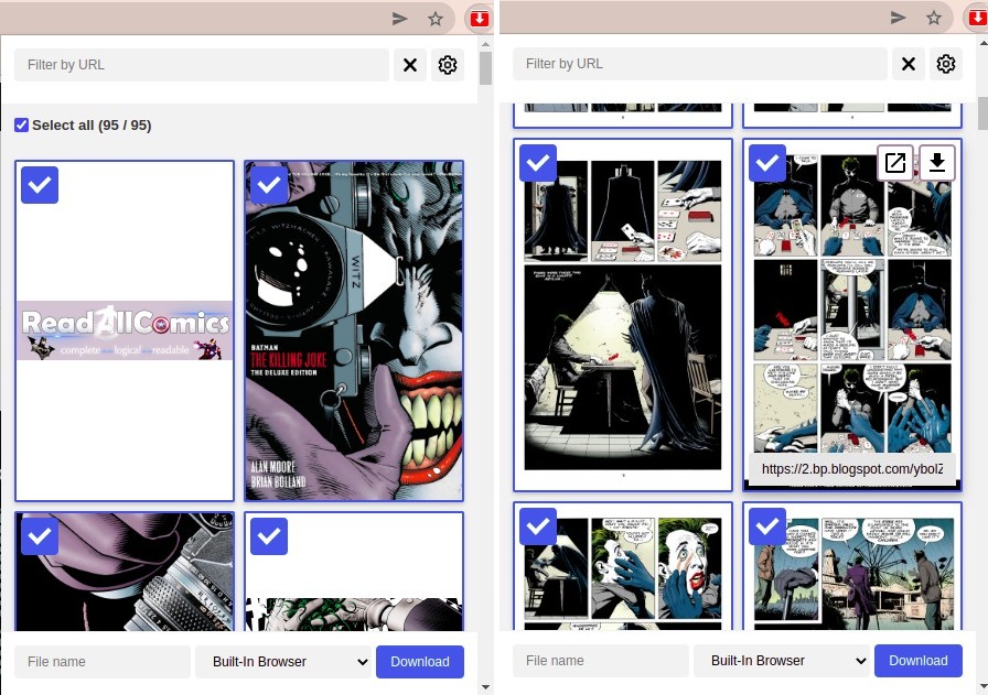 Comics / Manga Downloader Screen Shot