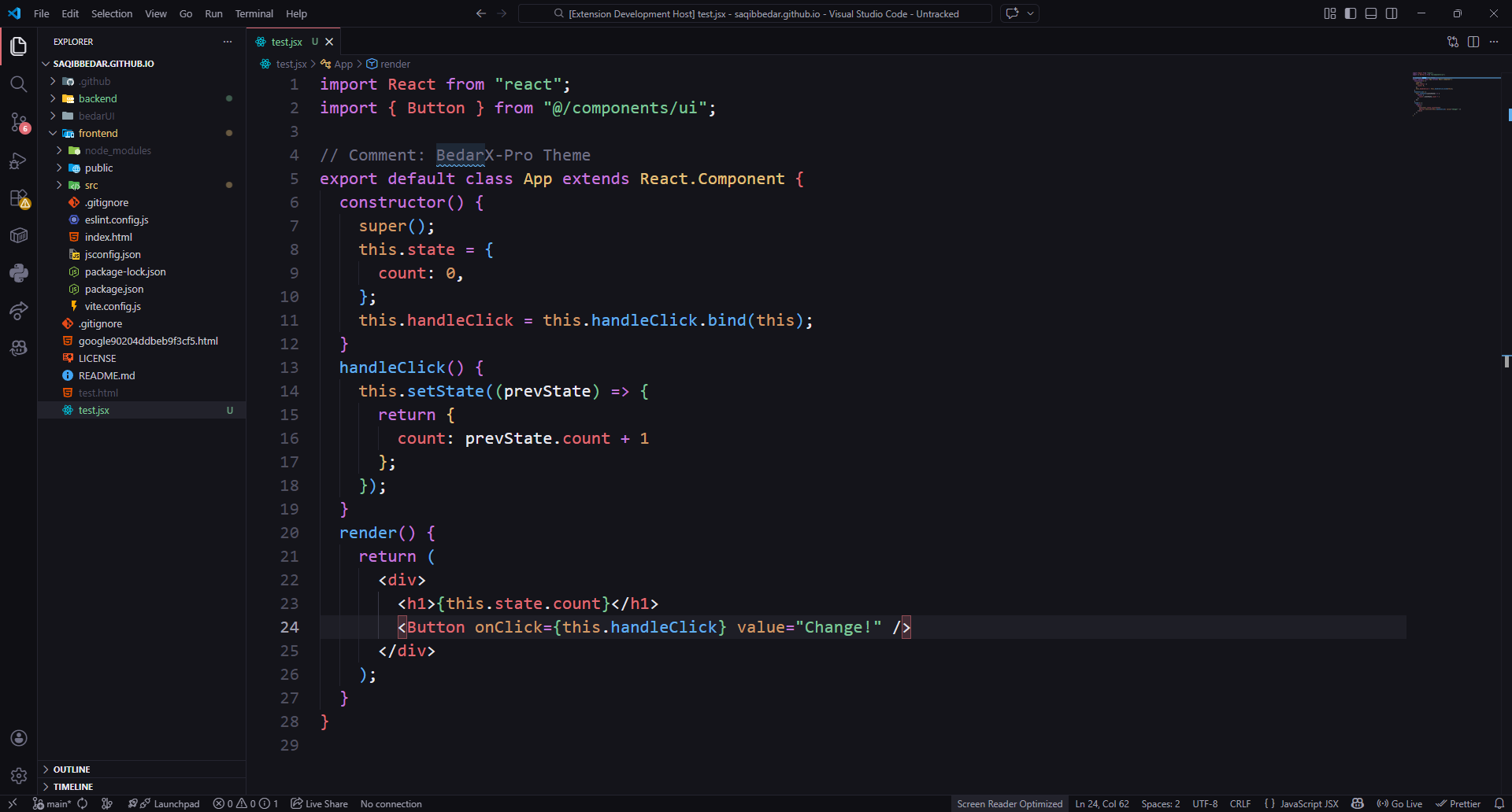 BedarX Obsidian Theme