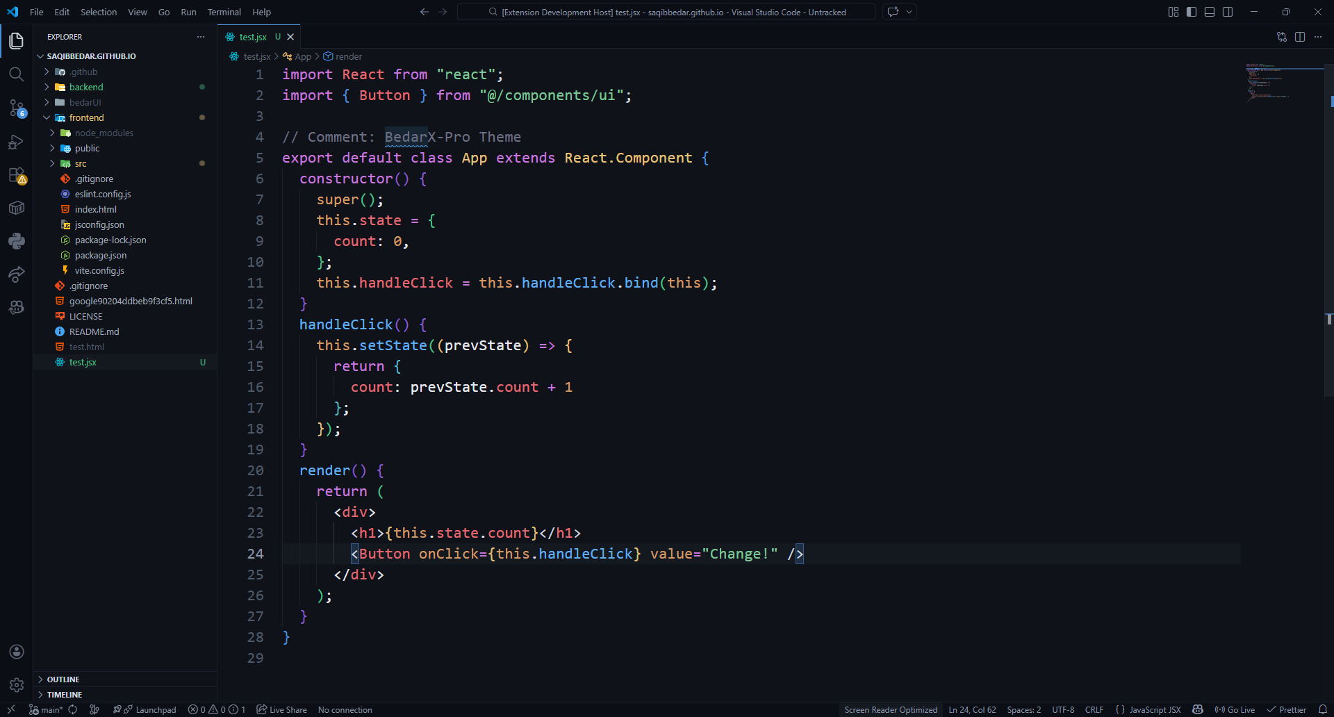 BedarX Sapphire Theme