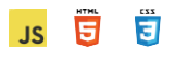 picture of JS, CSS, and HTML icons