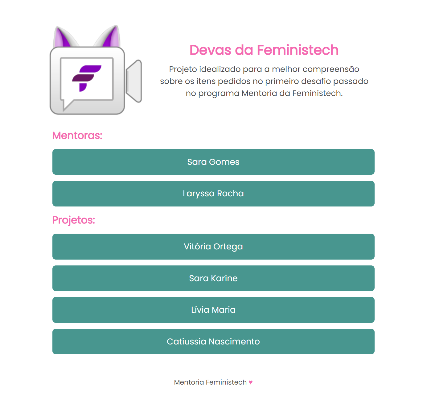 Devas da Feministech - Desktop