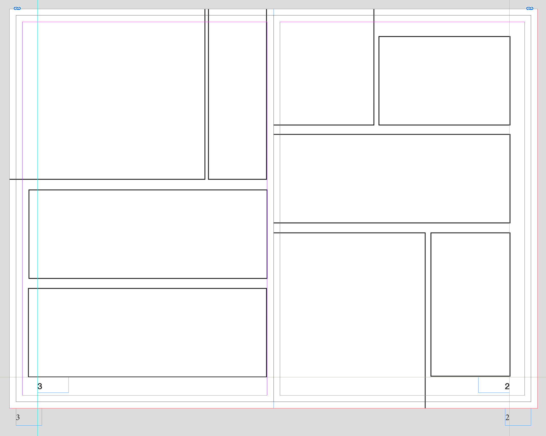 A document laid out in a left-to-right format with both printing and non-printing page numbers