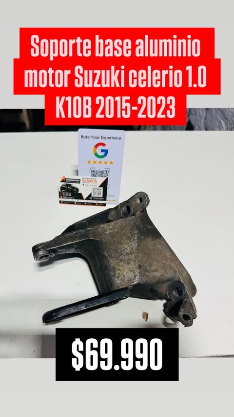 Soporte base de aluminio del motor Suzuki Celerio K10B