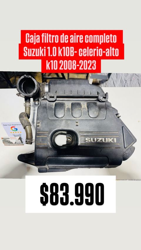 Caja filtro de aire completa Suzuki Celerio / Alto K10