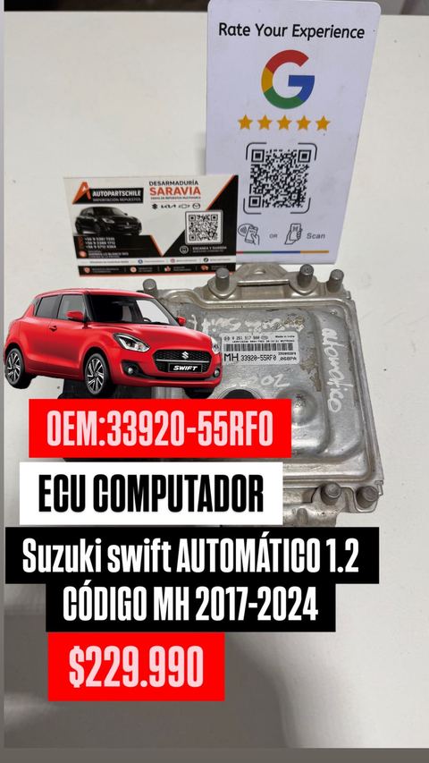 Sinóptico de tablero (velocímetro) Suzuki SX4