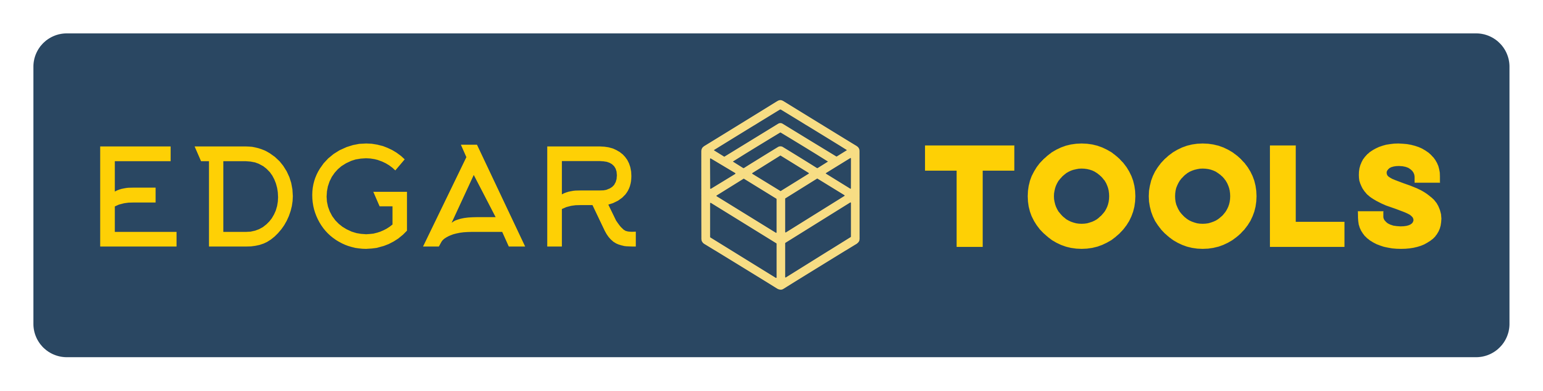 EdgarTools Python SEC EDGAR library logo