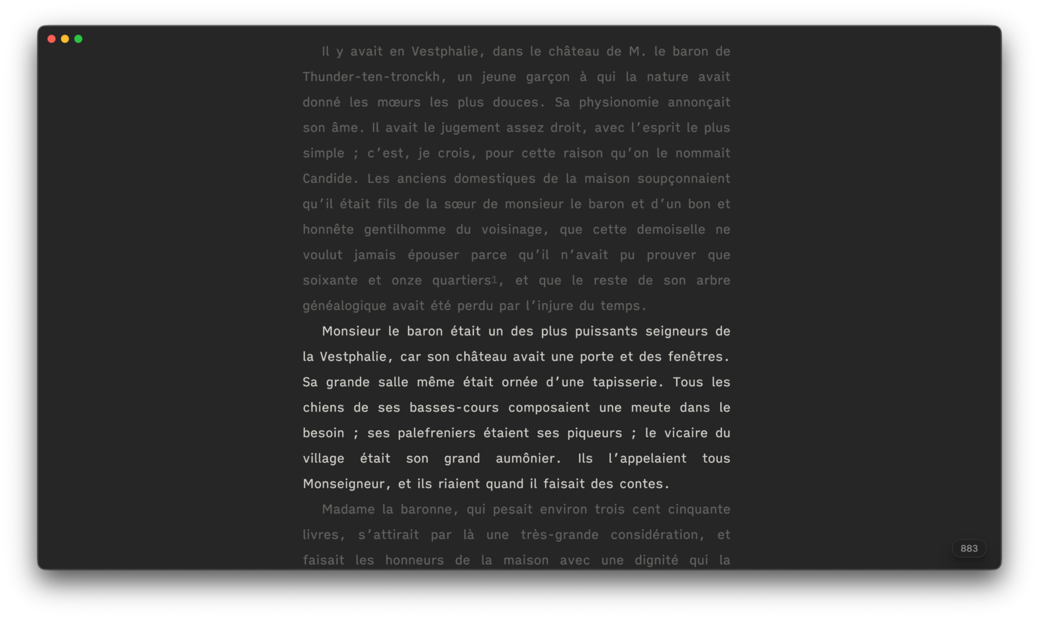 Feuillets Focus Mode