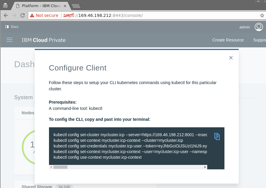 ICP Configure Client