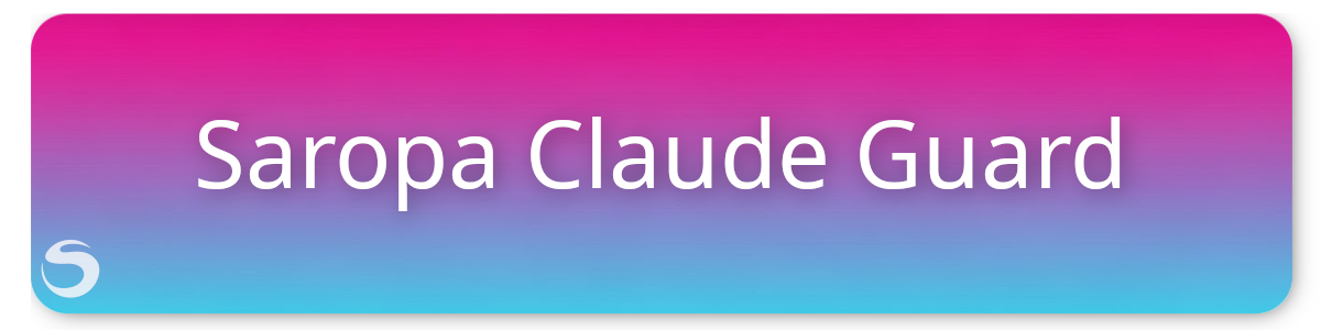 Saropa Claude Guard banner