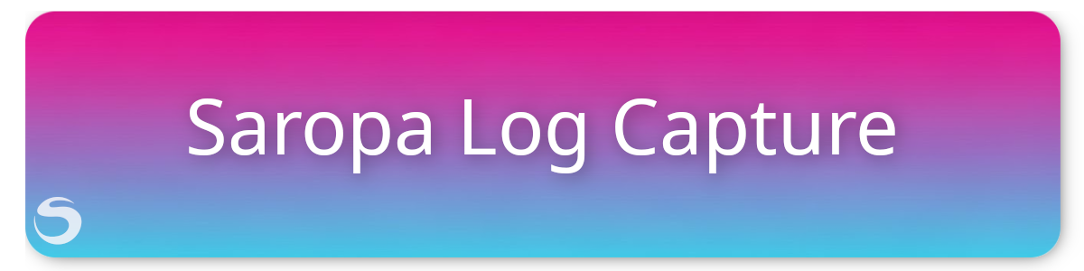 Saropa Log Capture banner